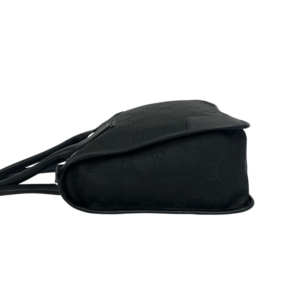 GUCCI Black Leather Tote Bag - Picture 5 of 10